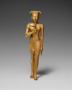 Ancient Egyptian statuette of Amun, 945-715 BC